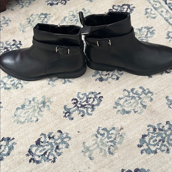 Clarks Renewal Black Leather Ankle Boots with Buckle size 10, NWOT, no box - Picture 4 of 7